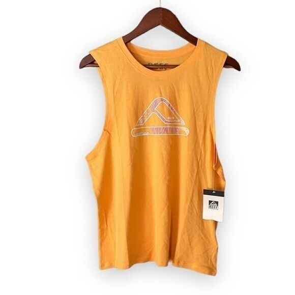 NWT Reef Gold Crys Muscle Tank - Picture 1 of 6